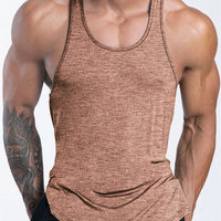 Men's Sports Fitness Tank Top Summer GYM Training  Undershirt Running Basketball Quick Drying Breathable loose Tank Top men tops