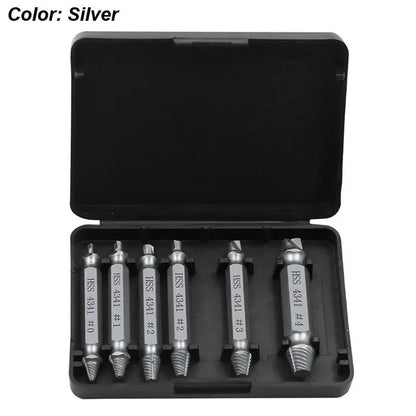 Damaged Screw Extractor Set HSS Drill Bit Stripped Broken Remover Small Easily Quickly Take Out Kit Easy Demolition Power Tools - MANDOTOS