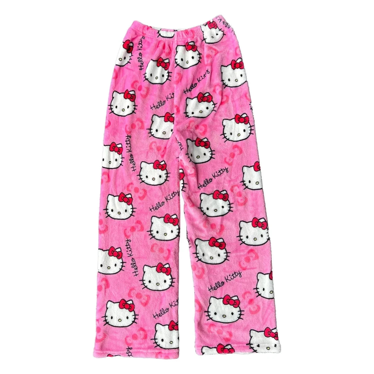 Y2K Hello Kitty Pajamas Pants Sanrio Anime Women's Pajama Pants Cartoon Couple Home Sleepwear Trousers Leisure Home Clothing MANDOTOS