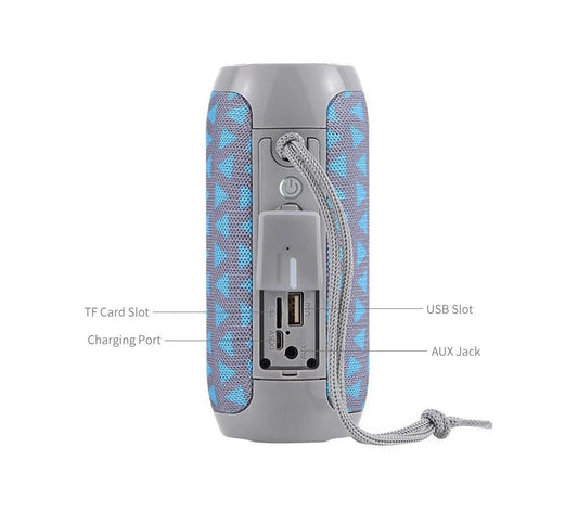 Bluetooth Speaker T&G TG117 Portable TWS Sound Box Waterproof Loudspeaker Outdoor Stereo Surround Speakers Support TF FM Radio - MANDOTOS