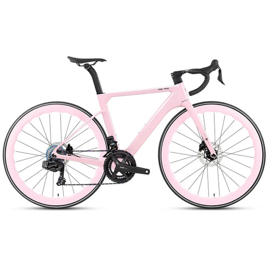 TWITTER 700X25C Carbon Road Bicycle Wireless Men's Hydraulic Disc Racing Bike With WheelTop EDS TX 24S Shifter 50mm Carbon Wheel