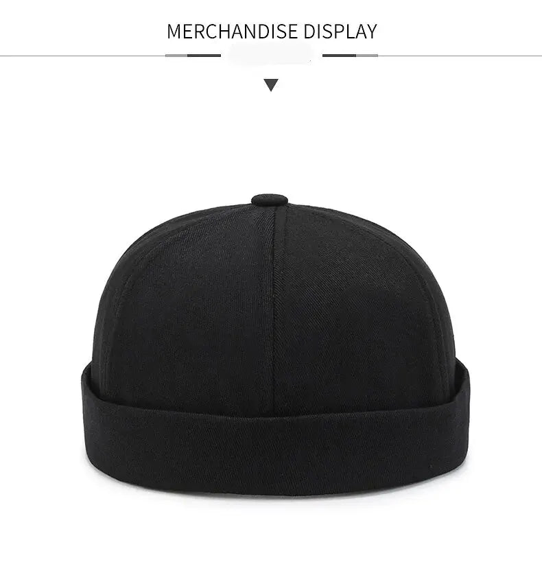 Spring New Guppi Hat, Korean Version Street Hat, Personality, Beanie, Round Hat, Sailor, Landlord Hat, Men's And Women's Niche