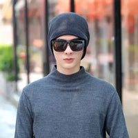 Hot Sale Unisex Warm Winter Hat Fashion Men & Women Simple Style Thick Knitted Hat Outdoor Sports Ski Beanie Hats