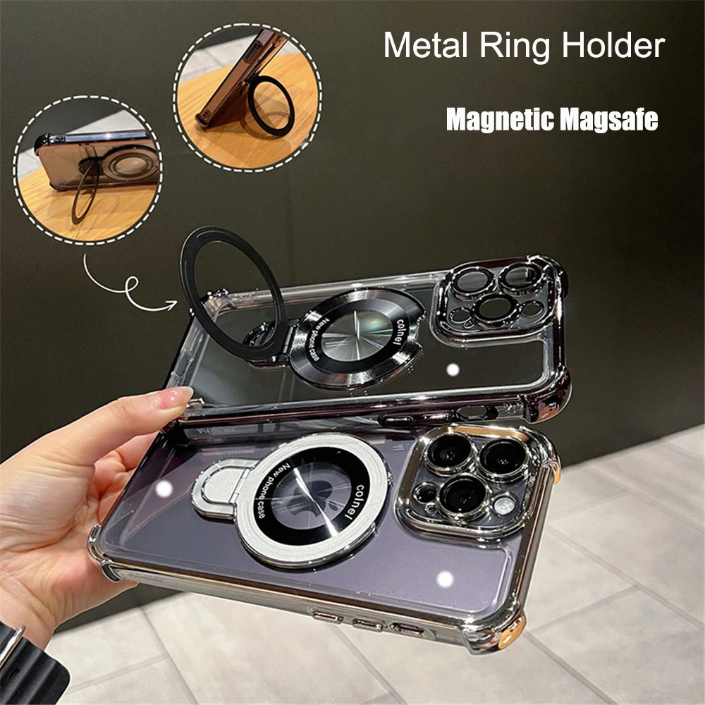 Luxury Shockproof Magnetic Magsafe Case for iPhone 17 Pro Max - MANDOTOS INTERNATIONAL