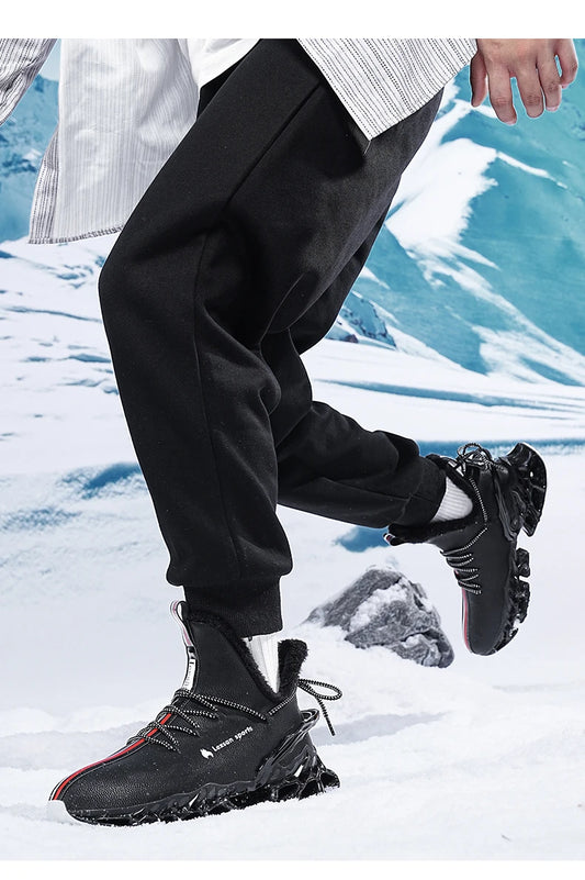 men boots 2024 New Winter Slippers Warm Men Shoes Waterproof Non-Slip Plush Sneakers Male tenis shoes Boots Men Sneakers Winter