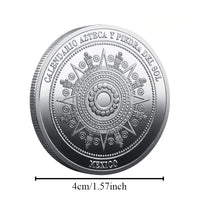 Maya Coins, Mexican Maya Souvenir Coins, Maya Calendar, Aztec Coins Commemorative