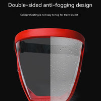 Transparent Facial Protector Super Protective Face Shield for Work Weed Whacking Anti-Fog Full Face Mask for Kitchen Oil Proof
