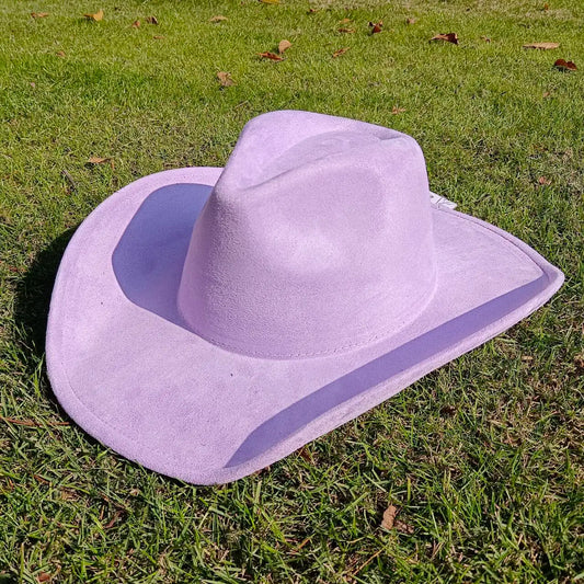 western Premium suede cowboy hat stylish men's and women's fedora Suede Panama hat perfect for outdoor festive activitieswestern