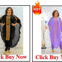 Customized Elegant Dress Women for Wedding Party Summer Autumn African V-neck Long Sleeve Evening Long Maxi Dress Gowns Africa C