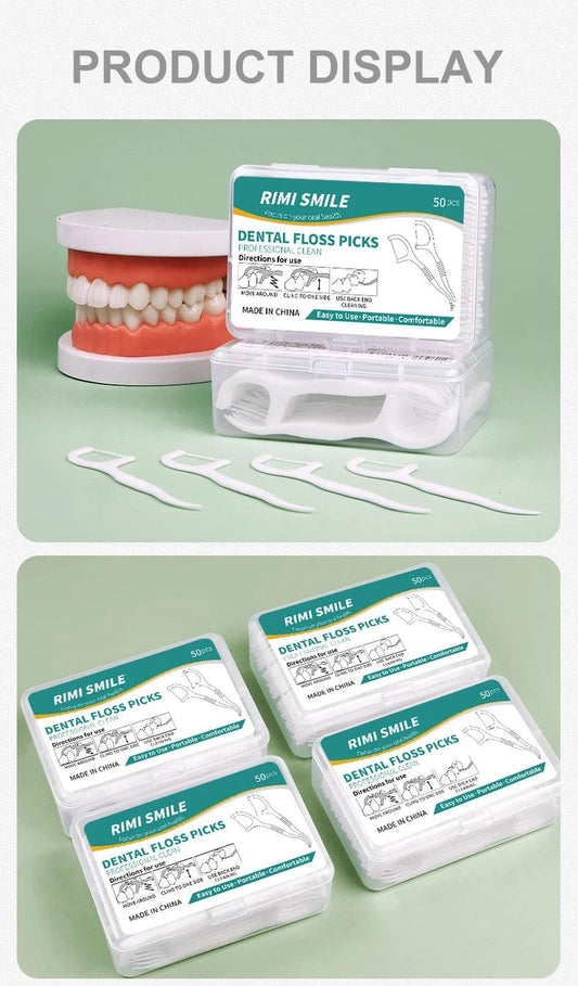 50/150/300/600/1000 PCS dental floss sticks oral care tools - MANDOTOS