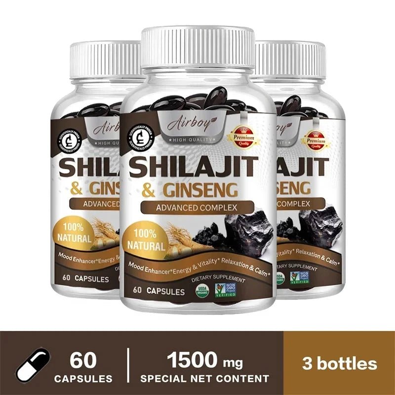 Shilajit - Natural Energizer To Rejuvenate The Body, Improve Mental Clarity and Boost The Immune System MANDOTOS