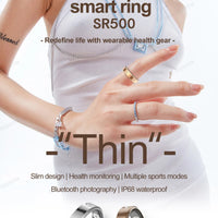 2025 Smart Ring Women Men Super narrow 6.3mm Heart Rate Health Stress measurement Monitor IP68 Waterproof Fashion Sports Rings