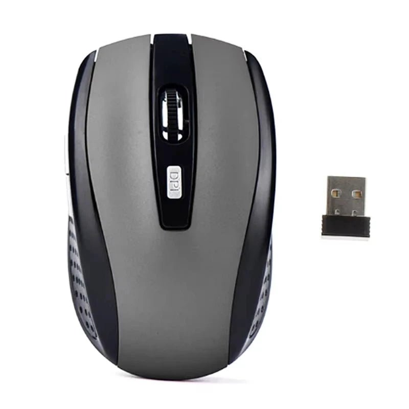 2.4G Wireless Mouse Bluetooth Mouse Ergonomic 800/1200/1600DPI 6 Mute Buttons Mouse For MacBook Tablet Laptops Computer PC MANDOTOS