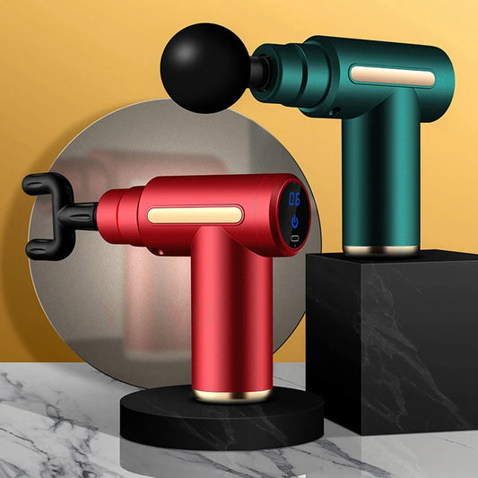 Mini Muscle Massage Gun Protable Body Massager Deep Handheld Percussion Massager For Body Back And Neck Leg - MANDOTOS