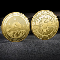 Bitcoin BTC ETH ADA XLM SHIB DOGE XRP SOL DOT LINK LTC UNI Coin Physical Metal Crypto Currency Coin Collection with Plastic Case