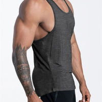 Men's Sports Fitness Tank Top Summer GYM Training  Undershirt Running Basketball Quick Drying Breathable loose Tank Top men tops