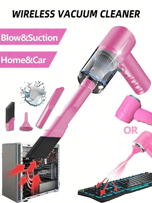 3 In 1 Integrated Suction And Blowing Vacuum Cleaner USB Charging Small Car Household Vacuum Cleaner - MANDOTOS
