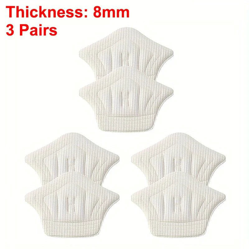 3pairs/6pairs Insoles Patch Heel Pads for Sport Shoes Back Sticker Adjustable Size Antiwear Feet Pad Cushion Insert Insole - MANDOTOS