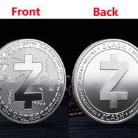 Bitcoin BTC ETH ADA XLM SHIB DOGE XRP SOL DOT LINK LTC UNI Coin Physical Metal Crypto Currency Coin Collection with Plastic Case