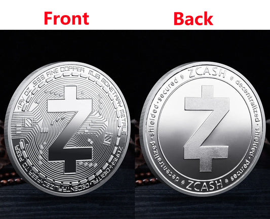 Bitcoin BTC ETH ADA XLM SHIB DOGE XRP SOL DOT LINK LTC UNI Coin Physical Metal Crypto Currency Coin Collection with Plastic Case