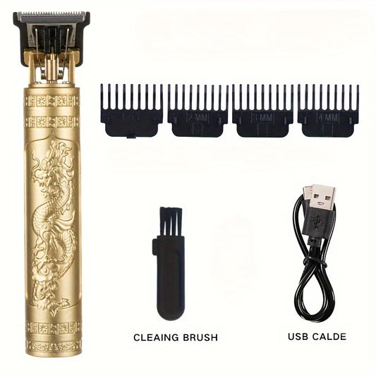 High-Power Electric Clippers Designed for Barbershops, Ideal for Shaving And Trimming with USB Charging. - MANDOTOS