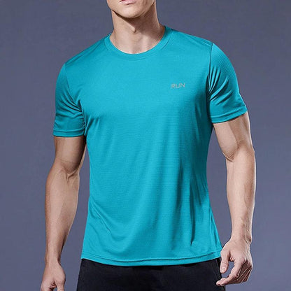 Running Shirts Soccer Shirts Men's Jersey Sportswear Mens Jogging T-Shirts Quick Dry Compression Sport T-Shirt Fitness Gym - MANDOTOS