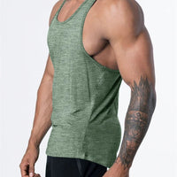 Men's Sports Fitness Tank Top Summer GYM Training  Undershirt Running Basketball Quick Drying Breathable loose Tank Top men tops