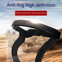 Transparent Facial Protector Super Protective Face Shield for Work Weed Whacking Anti-Fog Full Face Mask for Kitchen Oil Proof