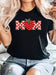 Summer European and American New Printed Round Neck Short Sleeved T-shirt Top  Women Clothing T Shirt Women Kawaii Clothes