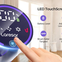 Laresar V7 500W 50KPA Suction Power Cordless Vacuum Cleaner  Handheld smart Home appliance Removable Battery Dust Cup