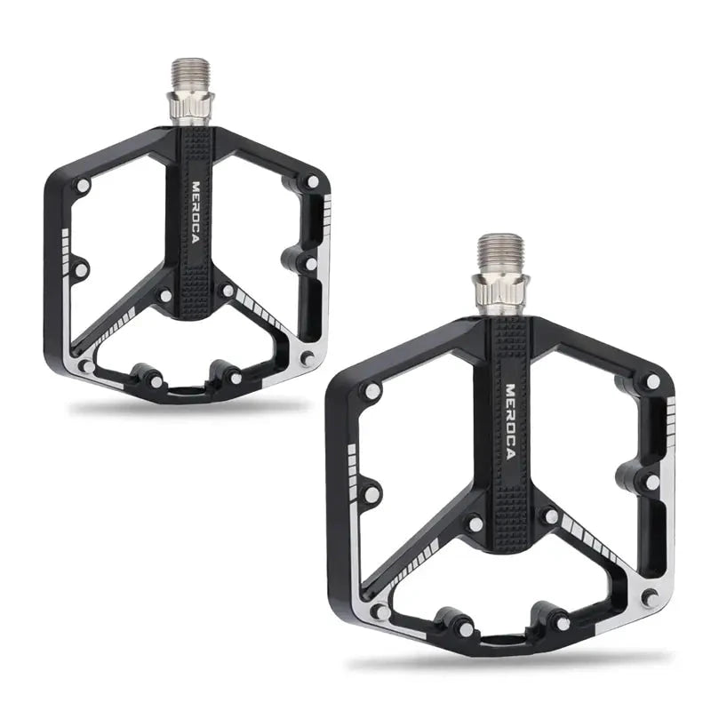 Bicycle Pedals Sealed DU Bearing Nonslip Pedal Mountain Road Bike Cycling Alloy Platform Mtb Pedal MANDOTOS