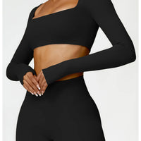 Sports Long sleeved Women Outdoor Running Gym Fitness Wear T-shirt Long sleeved Yoga Shirt Gym Push Up Workout Single Piece Top