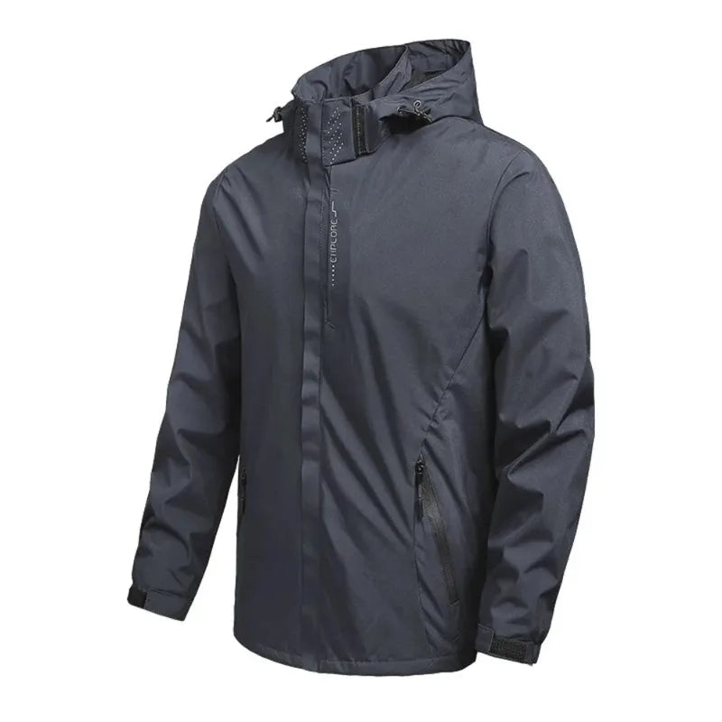 Men's Outdoor Waterproof Raincoat Lightweight Cycling Coat with Hood Streetwear Hiking Windproof Jacket Climbing Outdoor Jackets