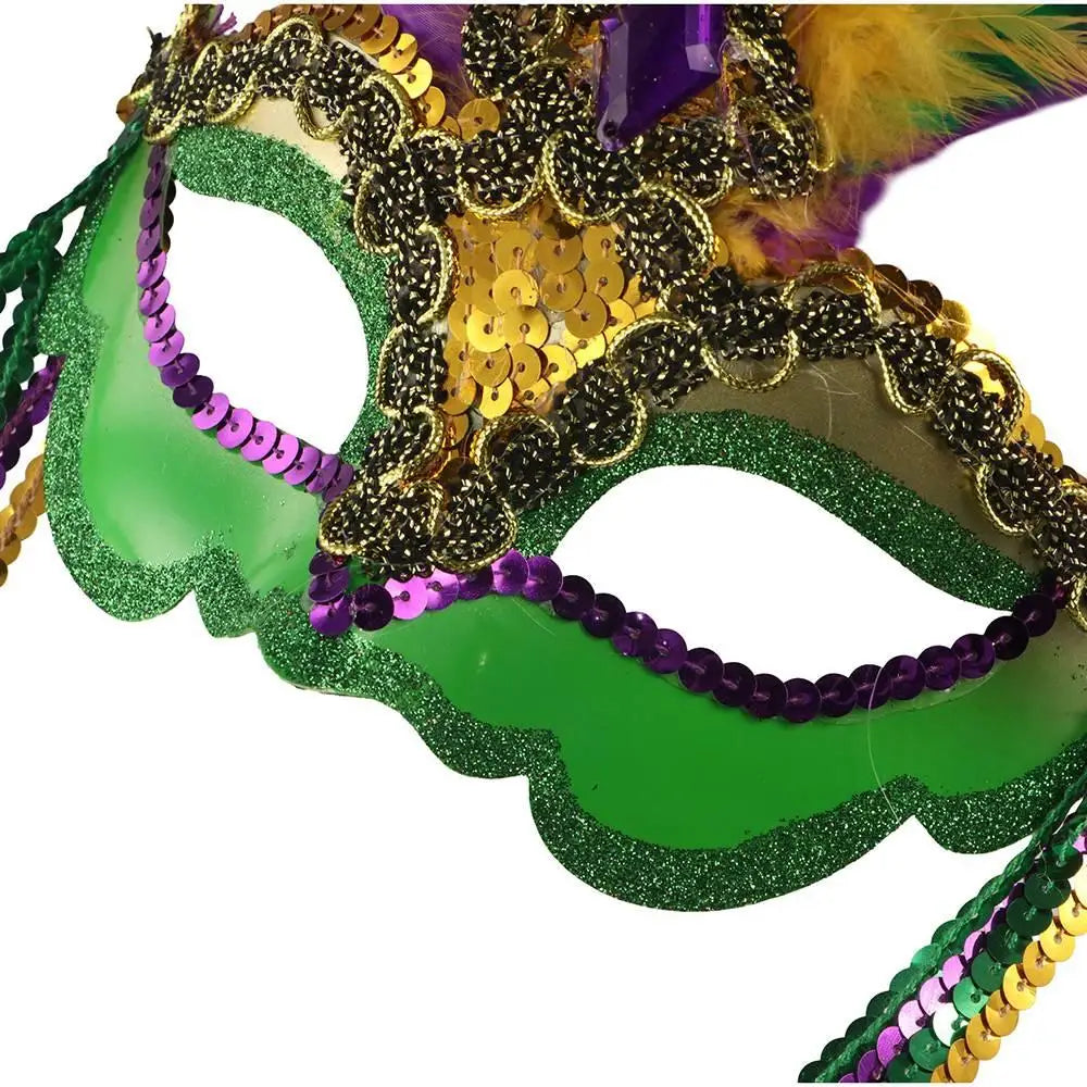 Nightclub Party Supplies Peacock Feather Mask Makeup Hollow Out Carnival Mask Plastic Venice Masquerade Masks Party