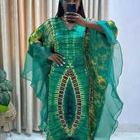 African Dresses for Women Traditional Africa Clothing Dashiki Ankara Outfits Gown Abayas Robe Muslim Kaftan Maxi Long Dress 2024
