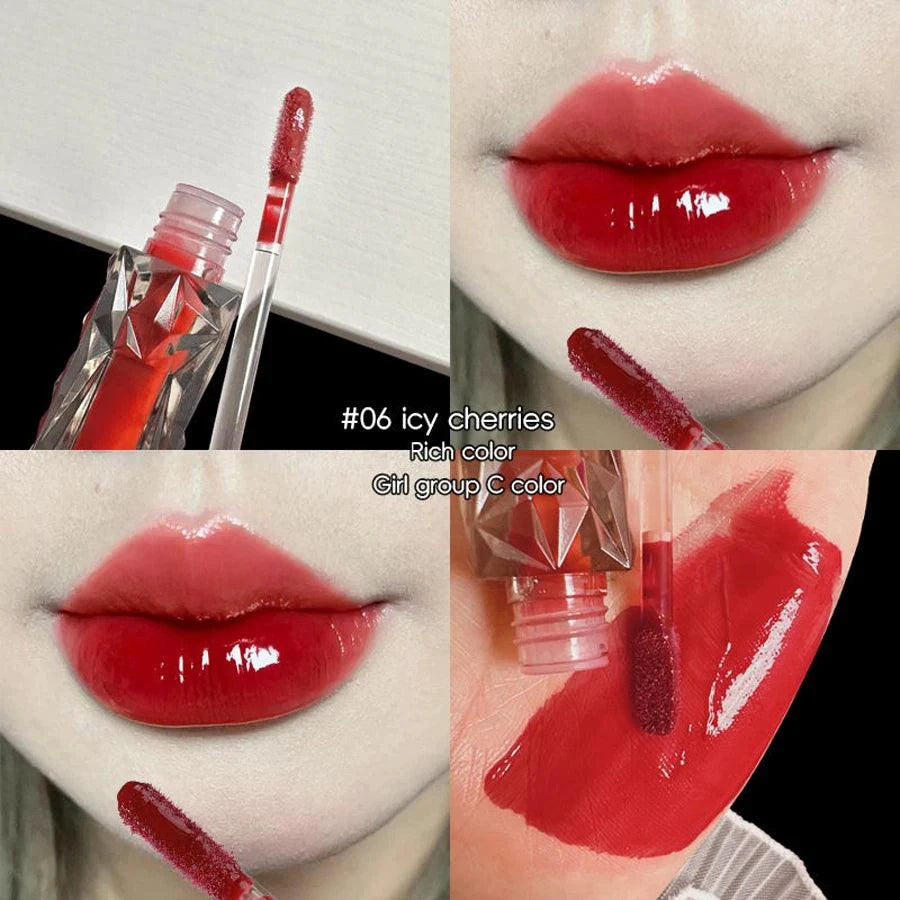 Long-Lasting Lip Gloss - Moisturizing Waterproof Mirror Finish - MANDOTOS