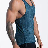 Men's Sports Fitness Tank Top Summer GYM Training  Undershirt Running Basketball Quick Drying Breathable loose Tank Top men tops