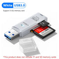 2 in 1 USB 3.0 Card Reader Micro TF sd card Reader usb adapter High Speed Cardreader TF Memory card For PC Laptop Accessories MANDOTOS