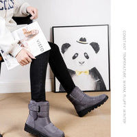 Boots Women Non Slip Waterproof Winter Snow Boots Platform Shoes for Women Warm Ankle Boots Cotton Padded Shoes Botas De Mujer