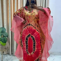 African Dresses for Women Traditional Africa Clothing Dashiki Ankara Outfits Gown Abayas Robe Muslim Kaftan Maxi Long Dress 2024