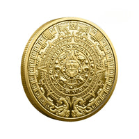Maya Coins, Mexican Maya Souvenir Coins, Maya Calendar, Aztec Coins Commemorative