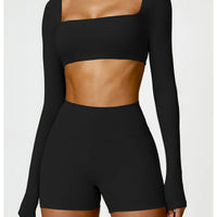 Sports Long sleeved Women Outdoor Running Gym Fitness Wear T-shirt Long sleeved Yoga Shirt Gym Push Up Workout Single Piece Top