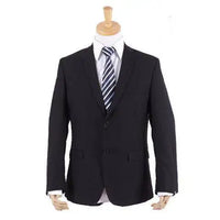 Casual Two-Piece Suit for Men Business Professional Youthful Style Cotton Spring Summer Autumn Wear Double-Cuffed Office Appr...