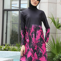 Modest Coverage Muslim Burkini - Stylish & Functional Swimwear for Middle-Aged Women - MANDOTOS INTERNATIONAL
