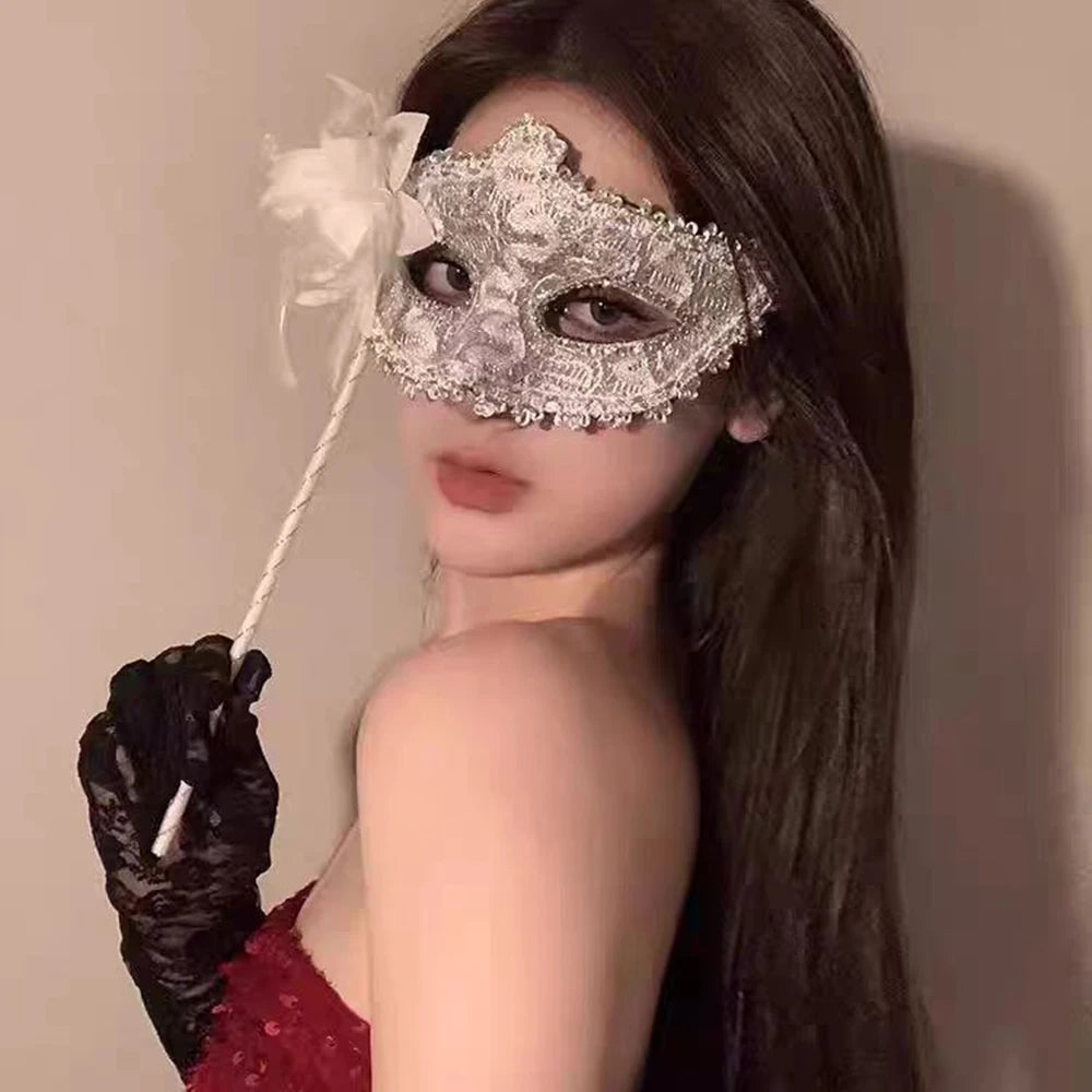 Masquerade Costume Mask Sexy Lace Half Face Mask Gothic Lace Mask Elegant For Fancy Dress Themed Events Halloween