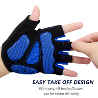 MOREOK Bike Gloves 5MM SBR Pads Mountain Bike Gloves Breathable Bicycle Gloves Non-slip Road Biking Cycling Gloves for Men Women