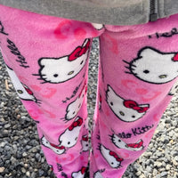 Y2K Hello Kitty Pajamas Pants Sanrio Anime Women's Pajama Pants Cartoon Couple Home Sleepwear Trousers Leisure Home Clothing MANDOTOS