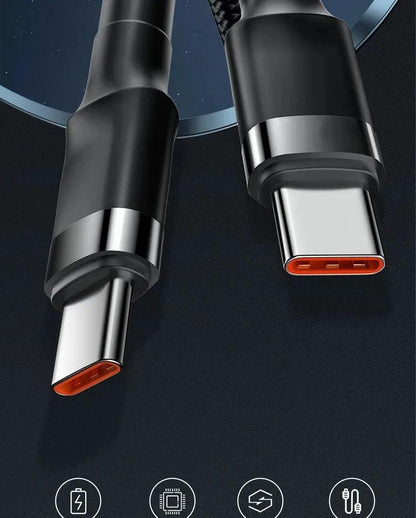 PD 120W Super Charging For Samsung S24 S23 USB C TO USB Type C Cable For iPhone 15 Plus Pro Max Xiaomi 11 4.0 Quick Fast Charger - MANDOTOS