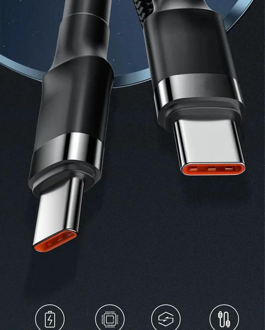 PD 120W Super Charging For Samsung S24 S23 USB C TO USB Type C Cable For iPhone 15 Plus Pro Max Xiaomi 11 4.0 Quick Fast Charger - MANDOTOS