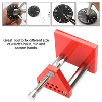 Watch Hand Presser Remover Puller Plunger Setting Fitting Set Red Wristwatch Watch Parts Repair Tool for Watchmaker